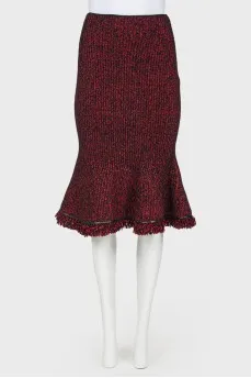 The knitting skirt of the silhouette & quot; Mermaid & quot;