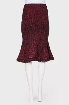 The knitting skirt of the silhouette & quot; Mermaid & quot;
