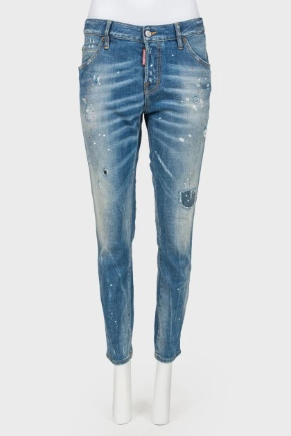 Ripped and distressed effect  jeans