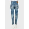 Ripped and distressed effect  jeans