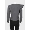 Wool flounces jacket