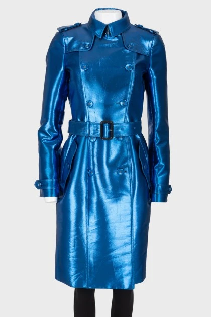 Blue shimmer coat