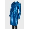 Blue shimmer coat