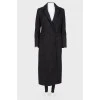 Fitted coat with beads