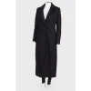 Fitted coat with beads