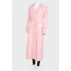Pink fitted coat
