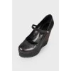 Rubber wedges shoes