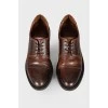 Men's brown oxford shoes
