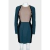 Combined fitted dress