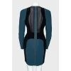 Combined fitted dress