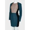 Combined fitted dress
