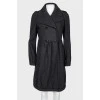 Fitted wool coat