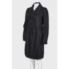 Fitted wool coat