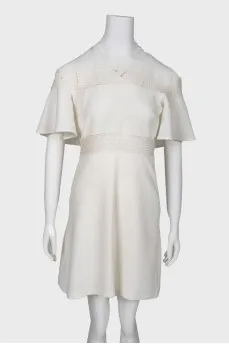 White lace dress