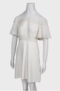 White lace dress