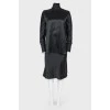 Black suit with tag