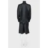 Black suit with tag