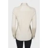 Silk white shirt