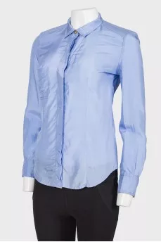 Silk lavender shirt