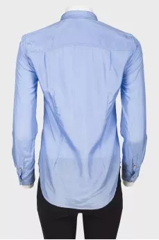 Silk lavender shirt
