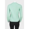 Green sweatshirt with print