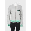 Gray sweatshirt with tag