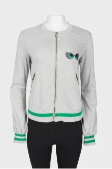 Gray sweatshirt with tag