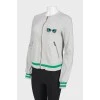 Gray sweatshirt with tag