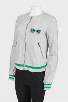 Gray sweatshirt with tag