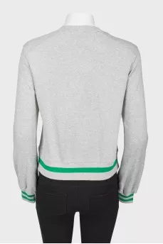 Gray sweatshirt with tag
