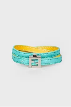 Leather bracelet