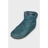 Suede felt boots