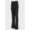 Classic flared trousers with arrow