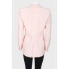 Pink jacket with shoulders