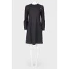 Black slip dress