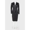 Fitted combination dress