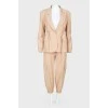 Beige suit