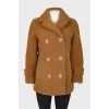 Faux fur coat