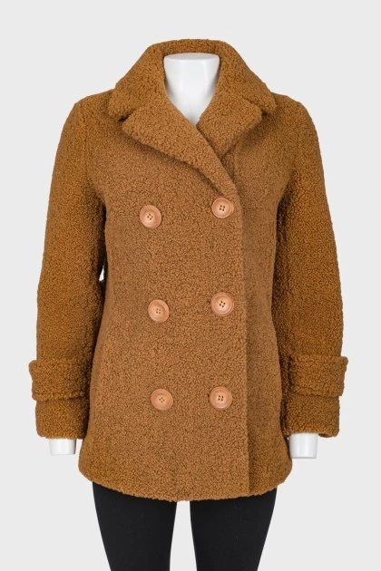 Faux fur coat
