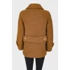 Faux fur coat