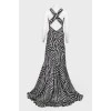 Evening dress with train