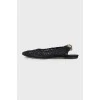 Ties lace ballerinas