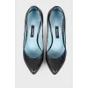 Classic leather heels 