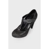 Snake skin shoes
