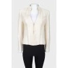 Jacket with decorative wide seams