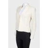 Jacket with decorative wide seams