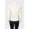 Jacket with decorative wide seams