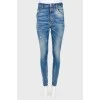 Ripped and distressed skinny jeans