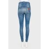 Ripped and distressed skinny jeans