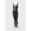 Jumpsuit with lacing